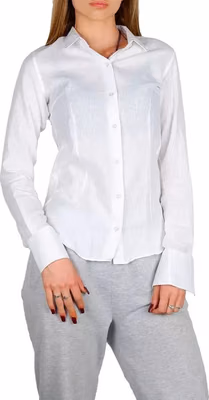 White Cotton Dress Shirt