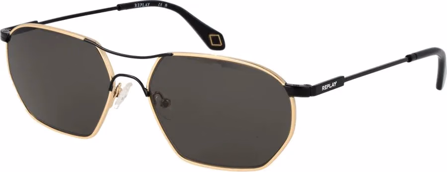 Replay Gold Metal Sunglasses