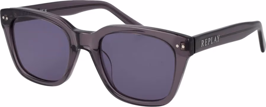 Replay Gray Plastic Sunglasses