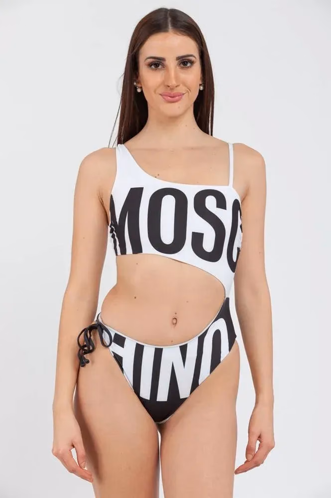 Moschino Multicolor Polyester One-Piece Swimsuit