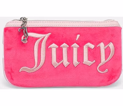 Pink Polyester Shoulder Bag