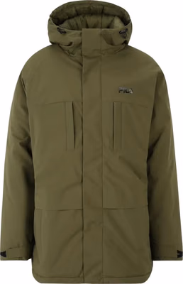Green Polyester Parka