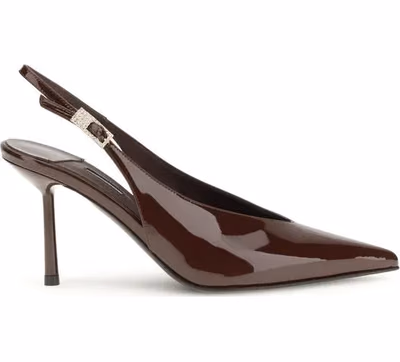 Brown Calf Leather Bos Taurus High Heel Pumps