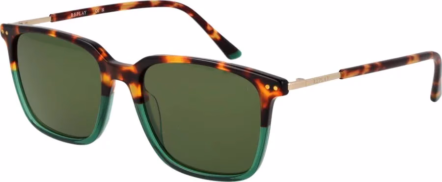 Replay Brown Plastic Sunglasses