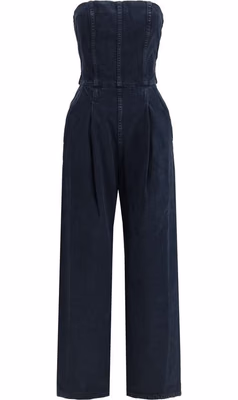 Blue Cotton Jumpsuit