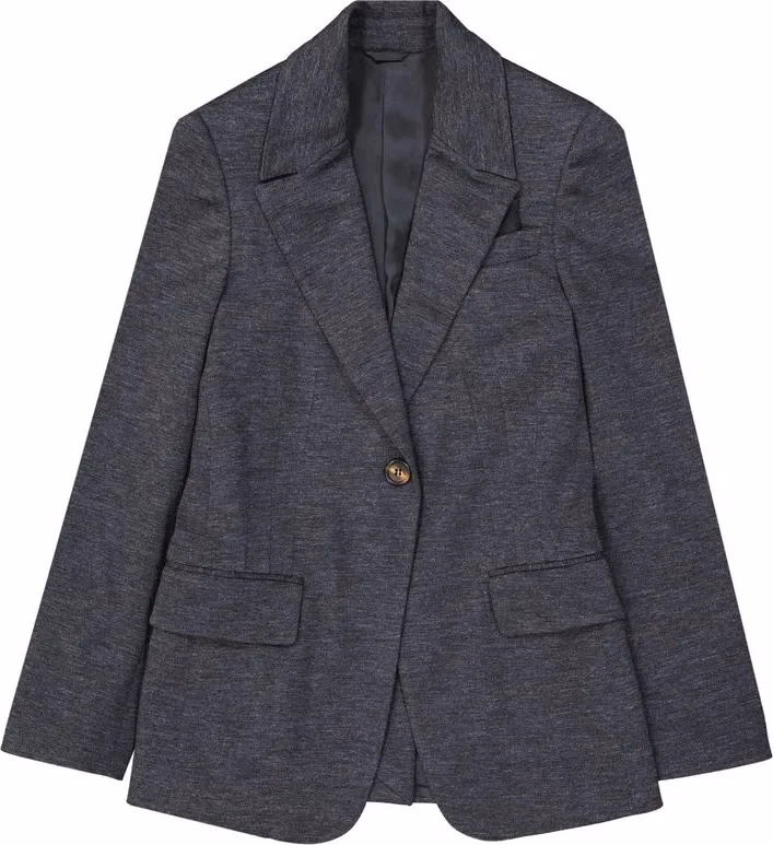Brunello Cucinelli Gray Wool Blazer