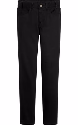 Black Cotton Skinny Jeans