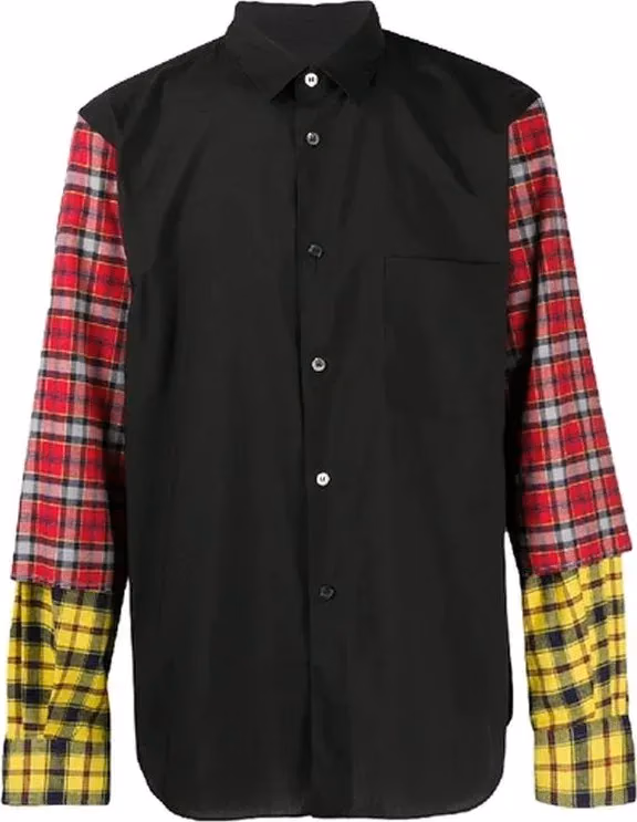 Comme Des Garçons Black Cotton Dress Shirt