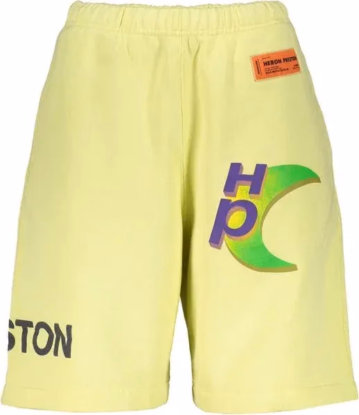 Heron Preston Bicolor Cotton Shorts