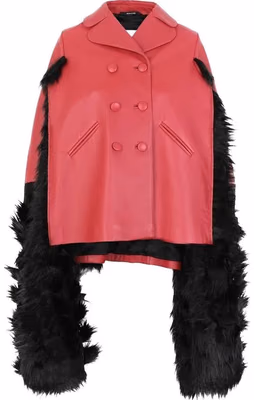 Multicolor Leather Coat
