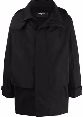 Black Nylon Shell Jacket
