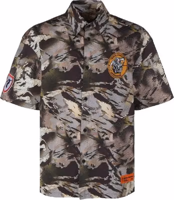 Bicolor Cotton Shortsleeve Shirt
