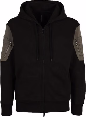 Black Cotton Sweatshirt