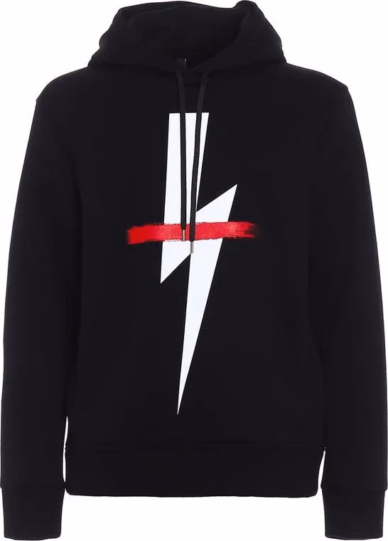Neil Barrett Black Cotton Sweatshirt