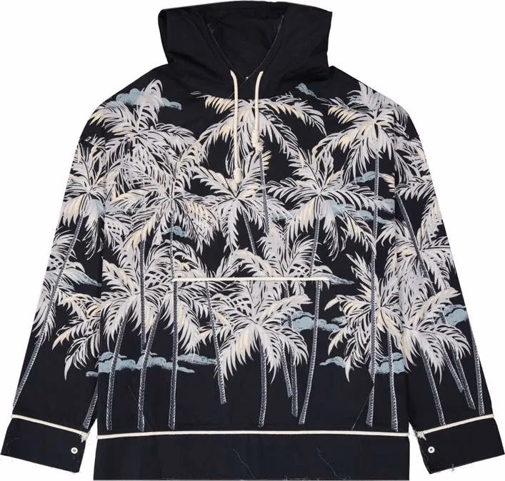 Palm Angels Black Cotton Sweatshirt