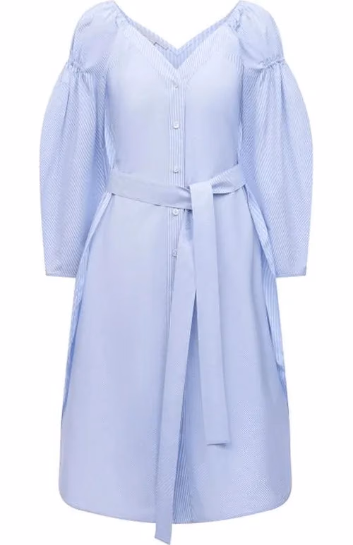 Stella McCartney Blue Cotton Casual Dress
