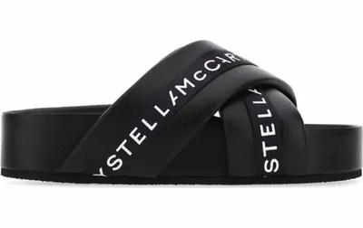 Black Polyethylene Slippers