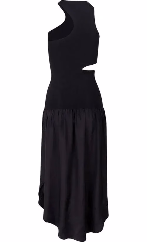 Stella McCartney Black Silk Casual Dress