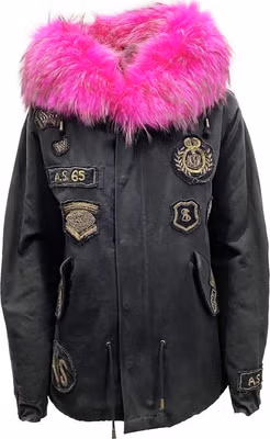 Black Cotton Parka