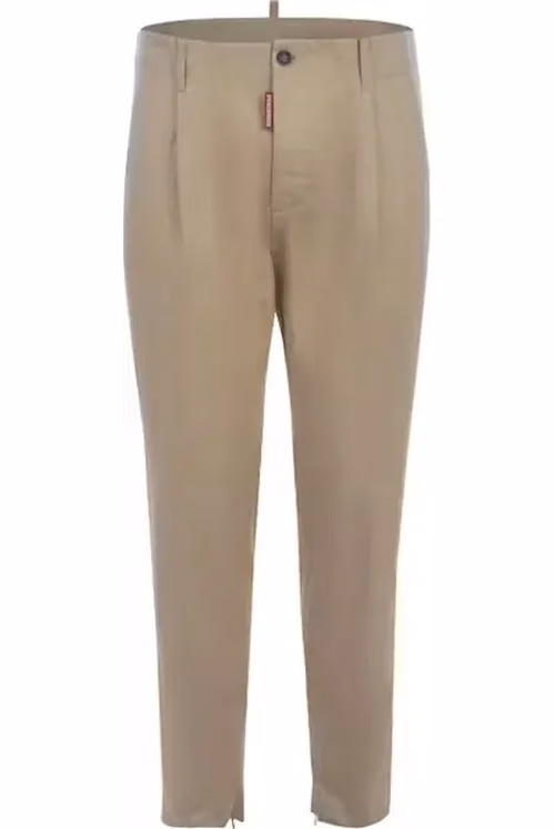 Dsquared² Beige Cotton Chino Pants