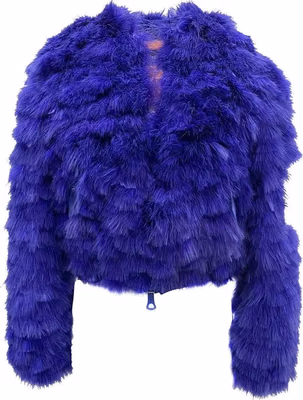 Blue Feather Bomber