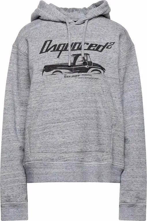 Dsquared² Gray Cotton Sweatshirt