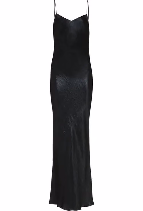 Saint Laurent Black Acetate Casual Dress