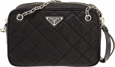 Black Nylon Crossbody Bag