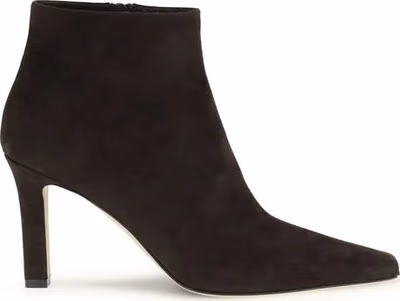 Brown Lamb Leather Ankle Boots