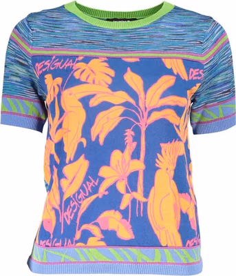 Blue Cotton T-Shirt