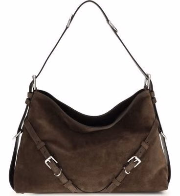 Black Calf Leather Bos Taurus Shoulder Bag