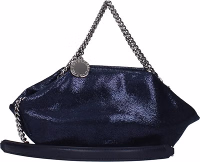 Blue Leather Handbag