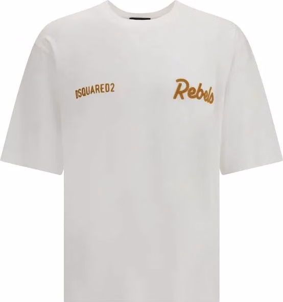 Dsquared² White Cotton T-Shirt