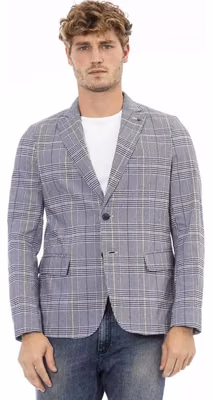 Blue Polyester Blazer