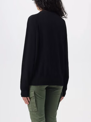 Black Cashmere Sweatshirt
