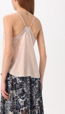 Multicolor Polyester Satin Top