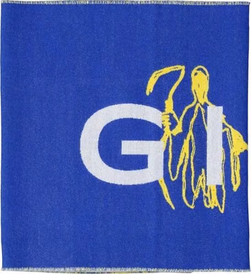 Blue Silk Foulard