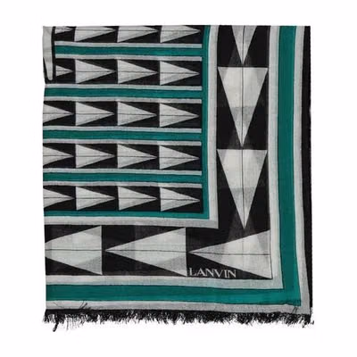 Bicolor Wool Foulard