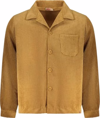 Marrone Polyester Men's Shirt