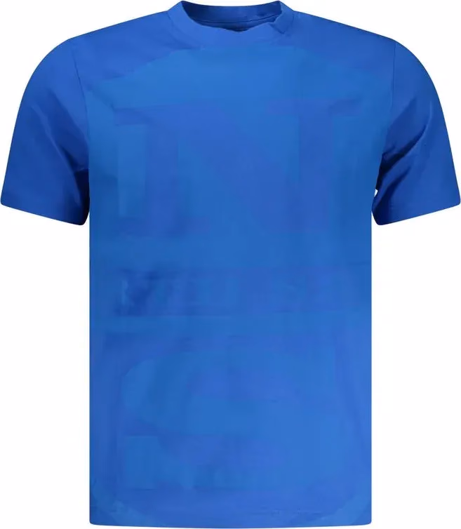 North Sails Blue Cotton Men T-Shirt