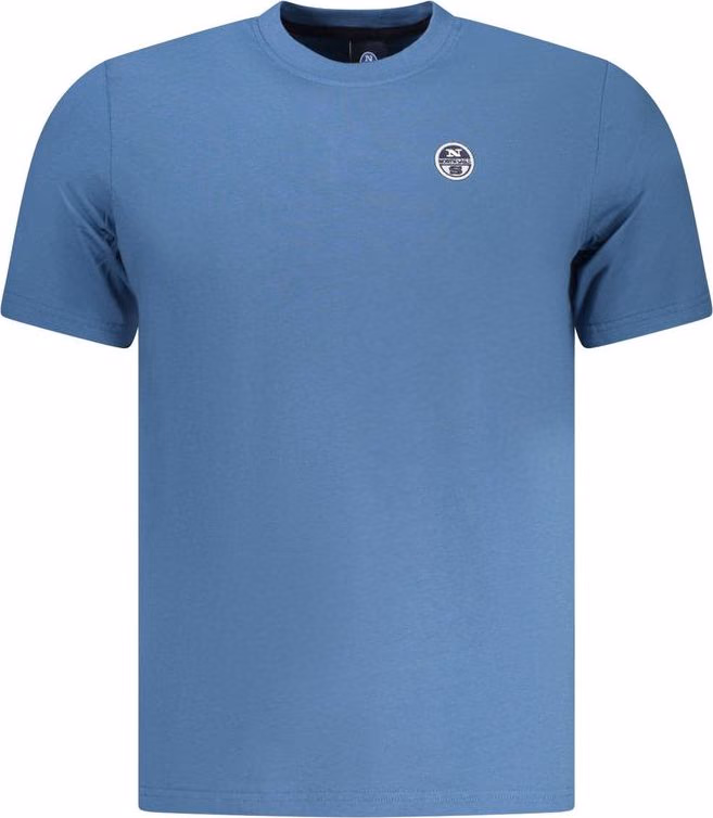 North Sails Blue Cotton Men's T-Shirt