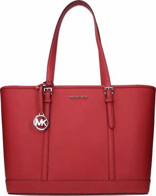 Red Leather Shoulder Bag