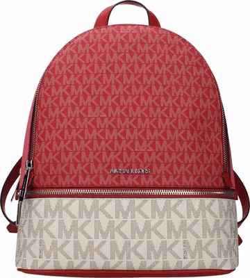 Beige Fabric Backpack