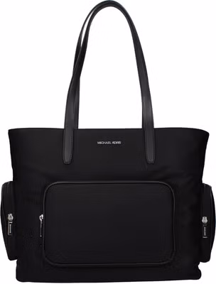 Black Fabric Shoulder Bag