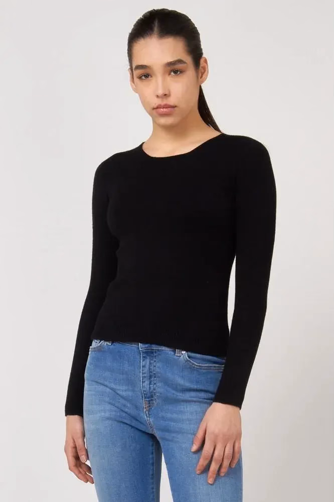Gas Black Viscose Sweatshirt