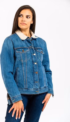 Blue Cotton Denim Jacket