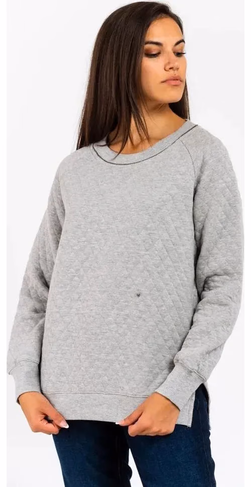 Gas Gray Cotton Sweatshirt