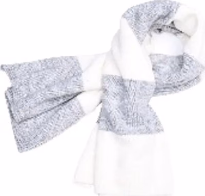 White Marabou Scarf