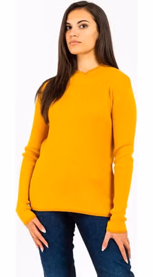 Yellow Wool Sweatshirt