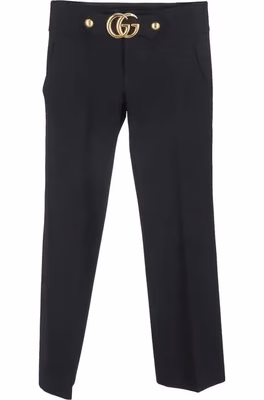 Black Viscose Dress Pants
